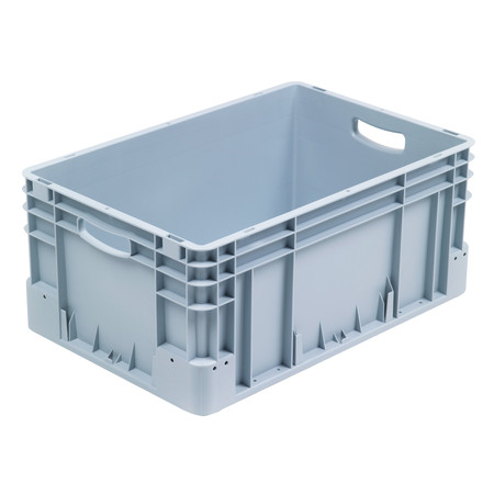 Přepravka Silverline 2772/000300 šedá, OÚ, uzavřená, 2 držáky etiket